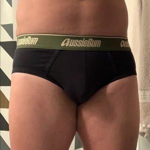 Aussiebum Underwear Large Men’s black and green